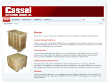 Tablet Screenshot of casselboxlumber.com